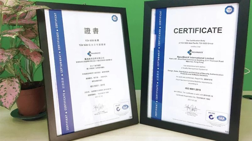 NanoMatriX Achieves New ISO 9001:2015 Certification